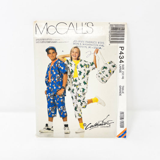 McCall's Calhoun Cottons Pattern P434 - Kids Dress (12-14)