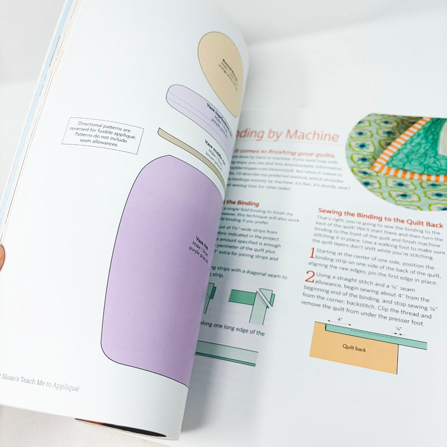 Teach Me to Applique Book by Pat Sloan