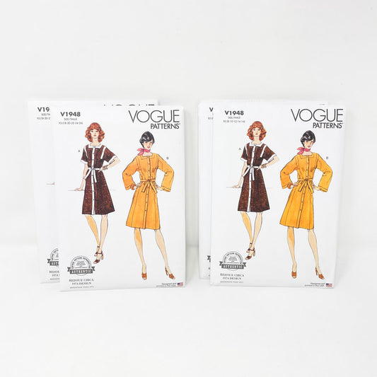 2023 Vogue V1948 Sewing Pattern - Dress