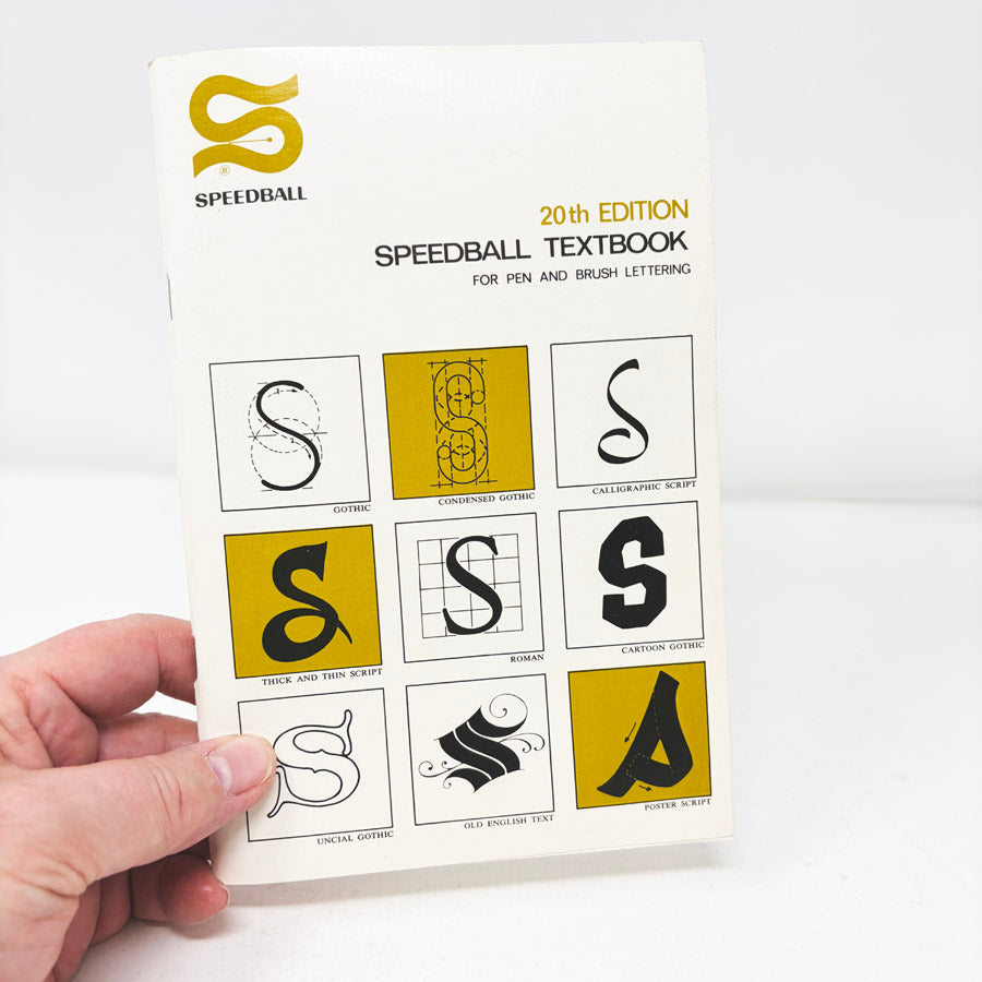 Speedball 20th Edition Speedball Textbook for Pen and Brush Lettering ...