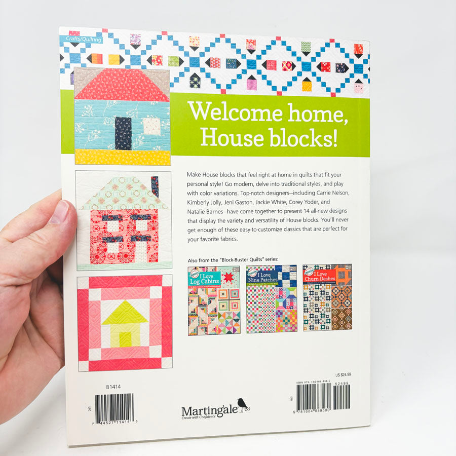 I Love House Blocks Book