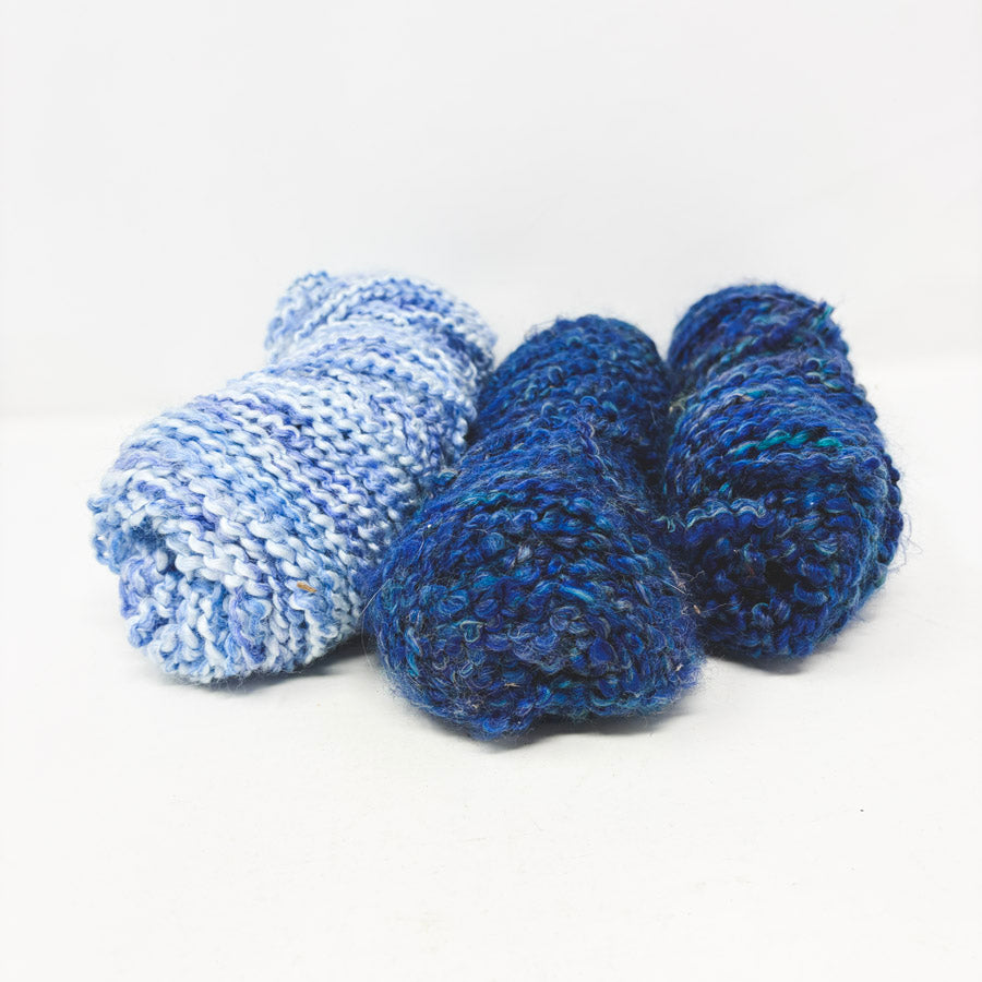No Label Yarn Blues Bundle (Homespun?)