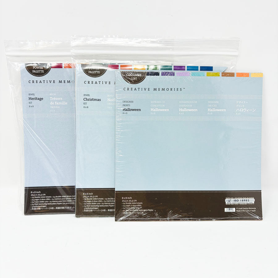 Creative Memories 8x8 Paper Packs