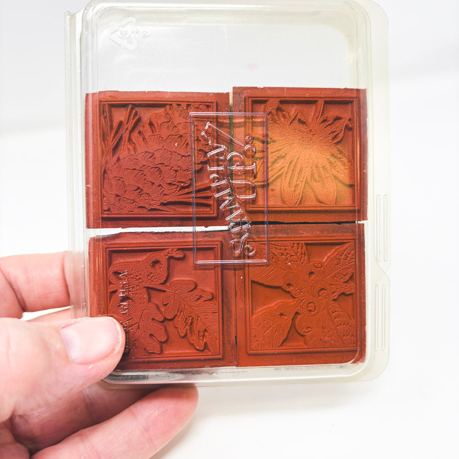 Stampin' Up! Small Wood Back Rubber Stamp Sets - Pick a Design