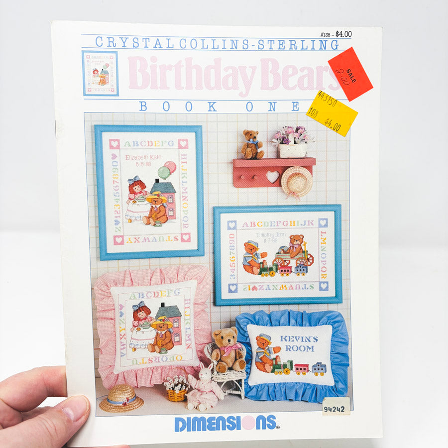 Birthday Bears Book I – Dimensions Cross Stitch Pattern