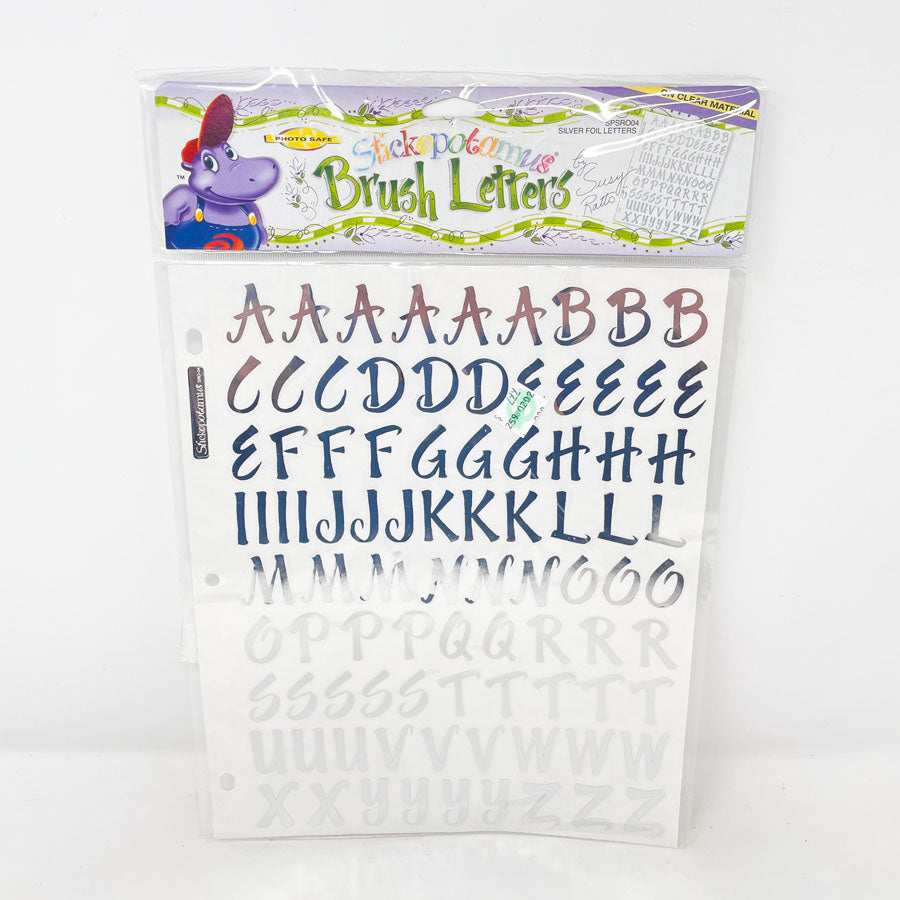 Stickopotamus Alphabet Stickers - Pick a Color