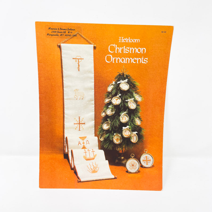 Heirloom Christmas Ornaments Cross Stitch Pattern Leaflet