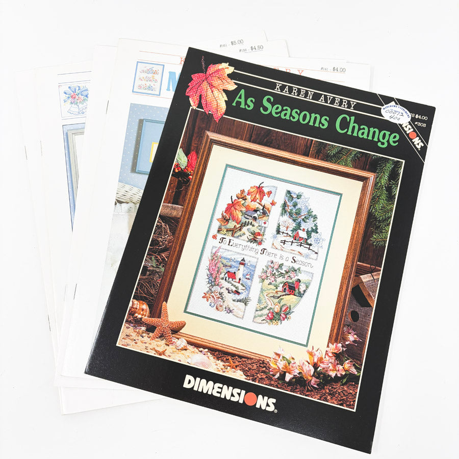 Design Books by Karen Avery – Dimensions Cross Stitch Patterns