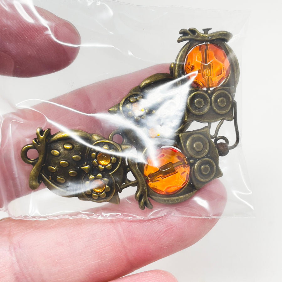 Brass Owl Pendants