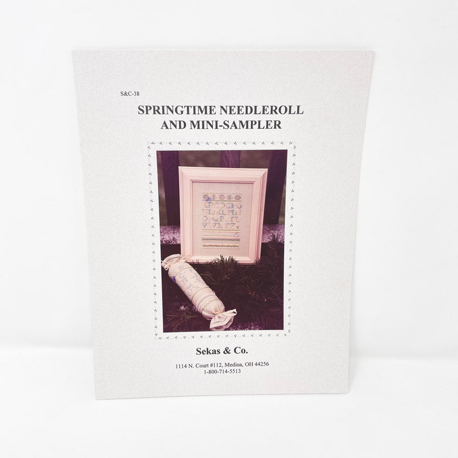Springtime Needleroll Cross Stitch Pattern Leaflet by Sekas & Co.
