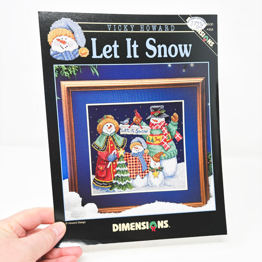 Let It Snow – Dimensions Cross Stitch Pattern Booklet