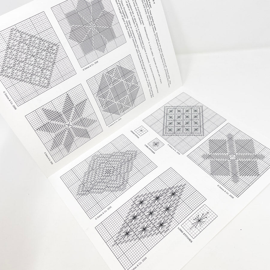 Stained Glass Ornaments V Pattern by Sekas & Co.