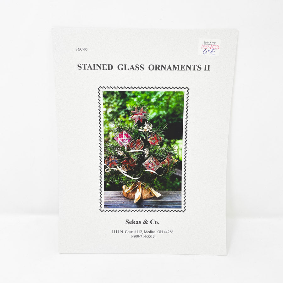 Stained Glass Ornaments II Pattern by Sekas & Co.