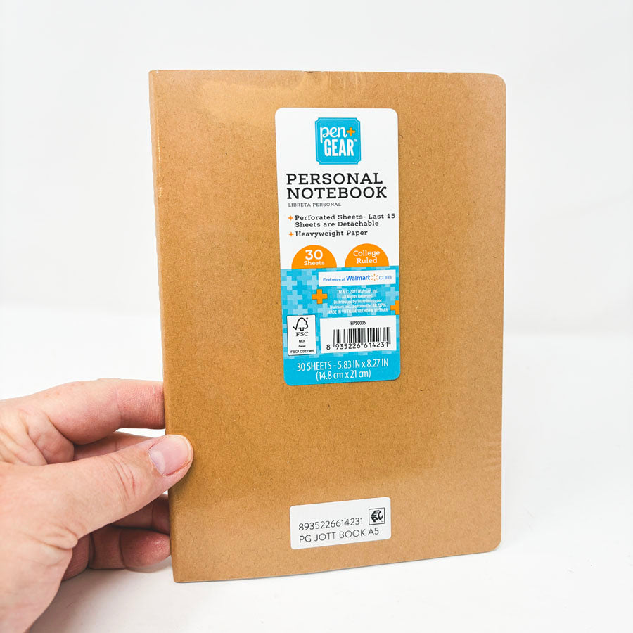 Pen & Gear Personal Notebook (Sealed)