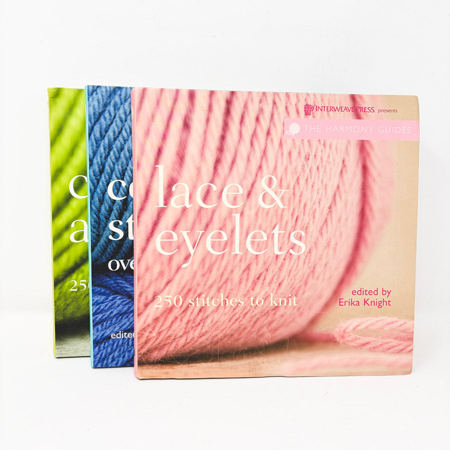 The Harmony Guides Knitting Books by Interweave Press
