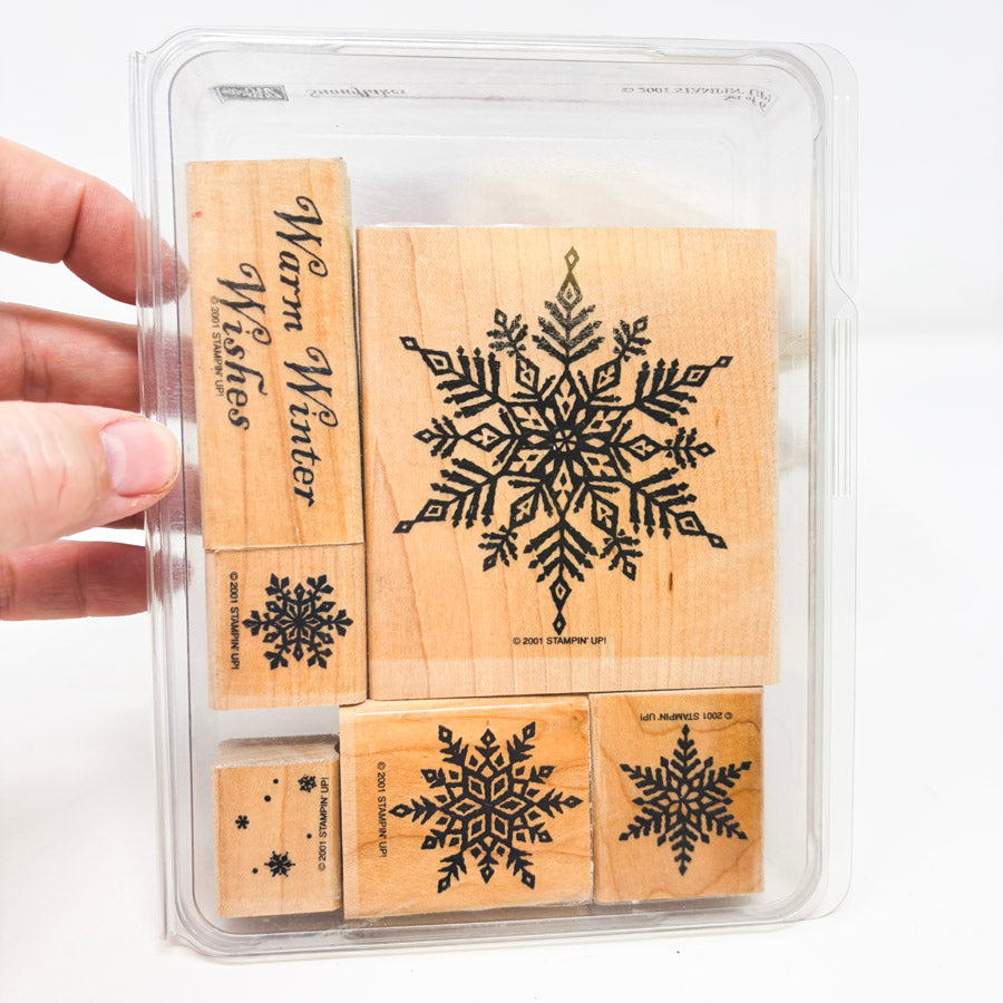 Stampin' Up! Large Wood Back Rubber Stamp Sets - Pick a Design