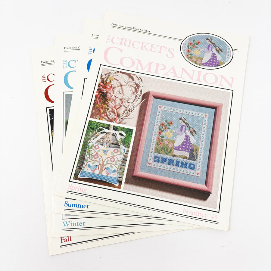 The Cricket Companion – The Cross-Eyed Cricket Cross Stitch Patterns