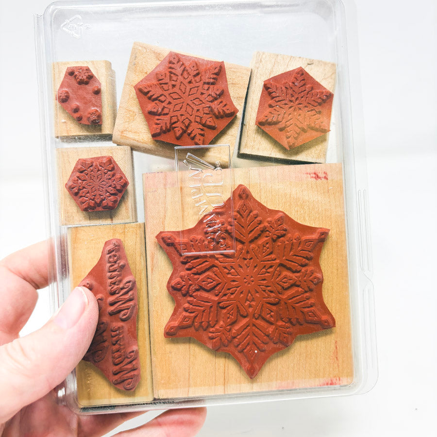 Stampin' Up! Large Wood Back Rubber Stamp Sets - Pick a Design
