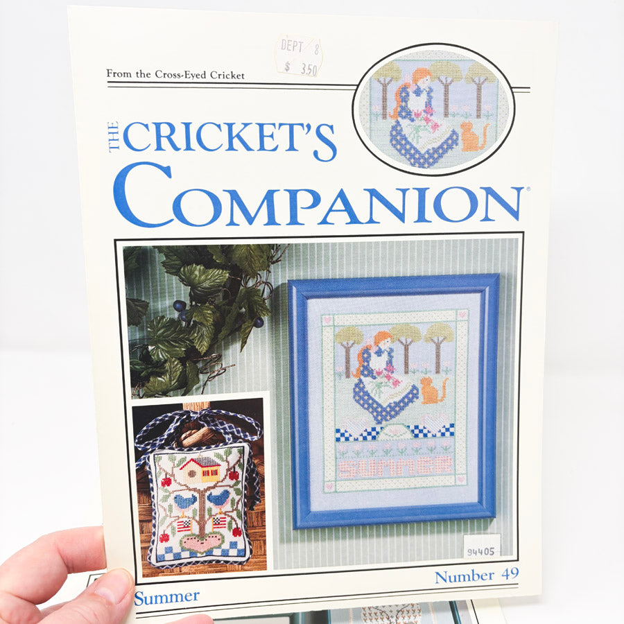 The Cricket Companion – The Cross-Eyed Cricket Cross Stitch Patterns