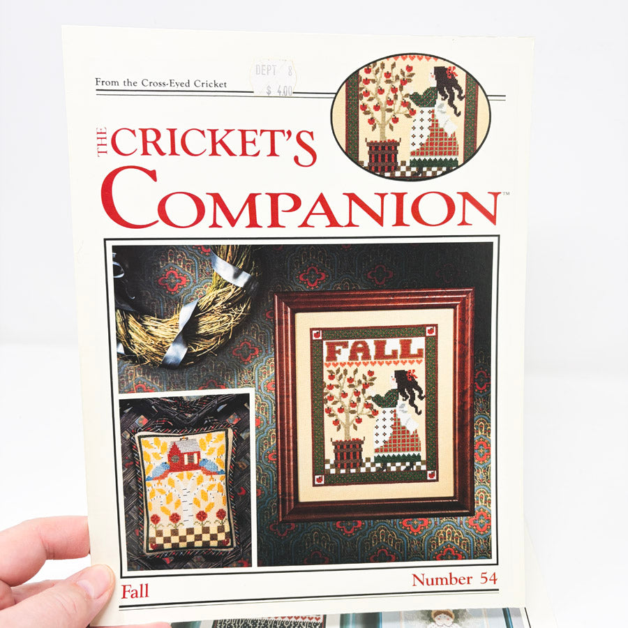 The Cricket Companion – The Cross-Eyed Cricket Cross Stitch Patterns