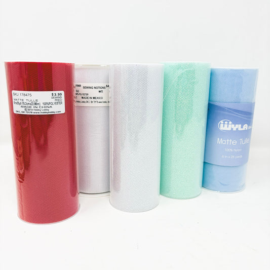 6" Tulle Ribbon Rolls