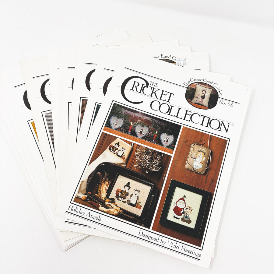 Designs 55-142 – The Cross-Eyed Cricket Cross Stitch Patterns