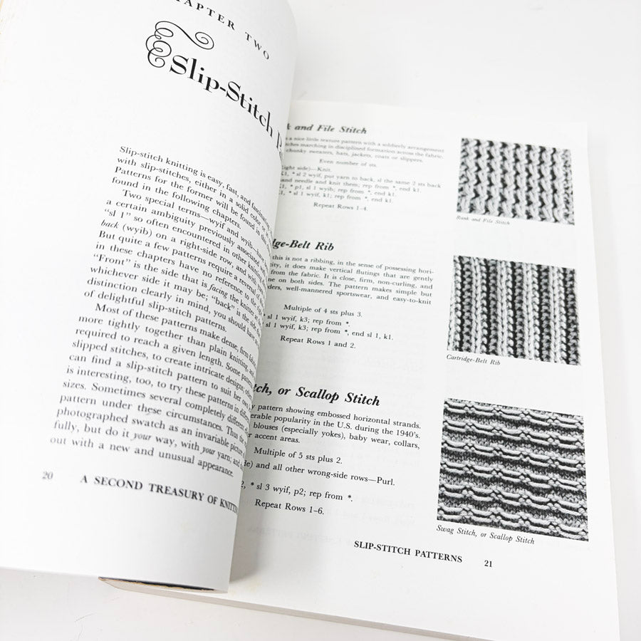 A Second Treasury of Knitting Patterns by Barbara G. Walker - 1970