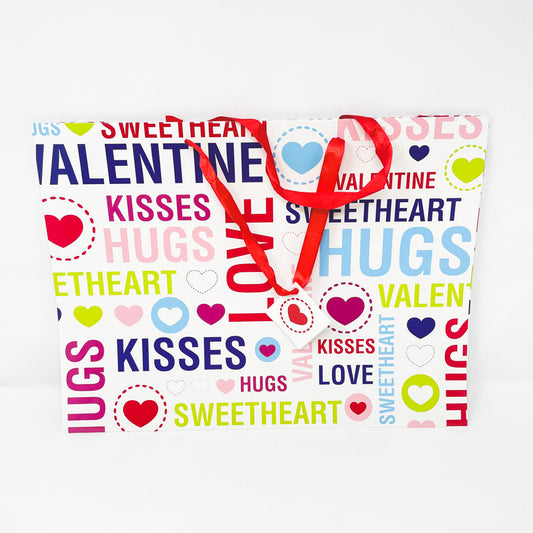 Valentine Text Gift Bag