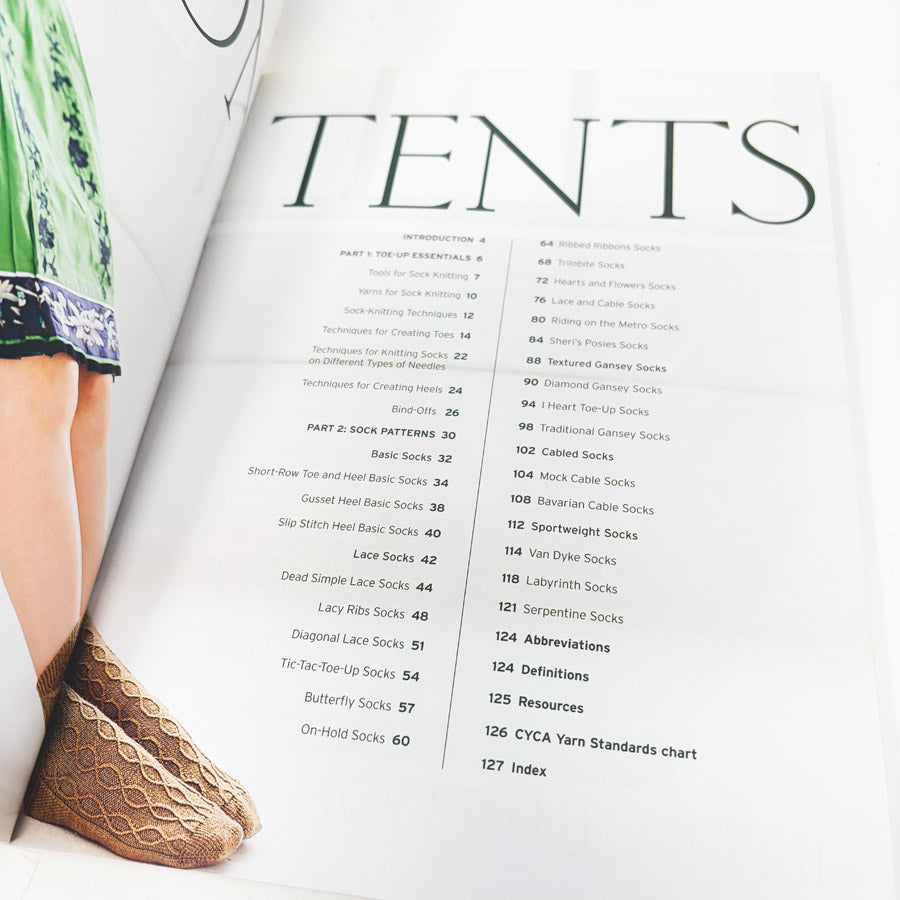 Socks From the Toes Up Book by Wendy D. Johnson