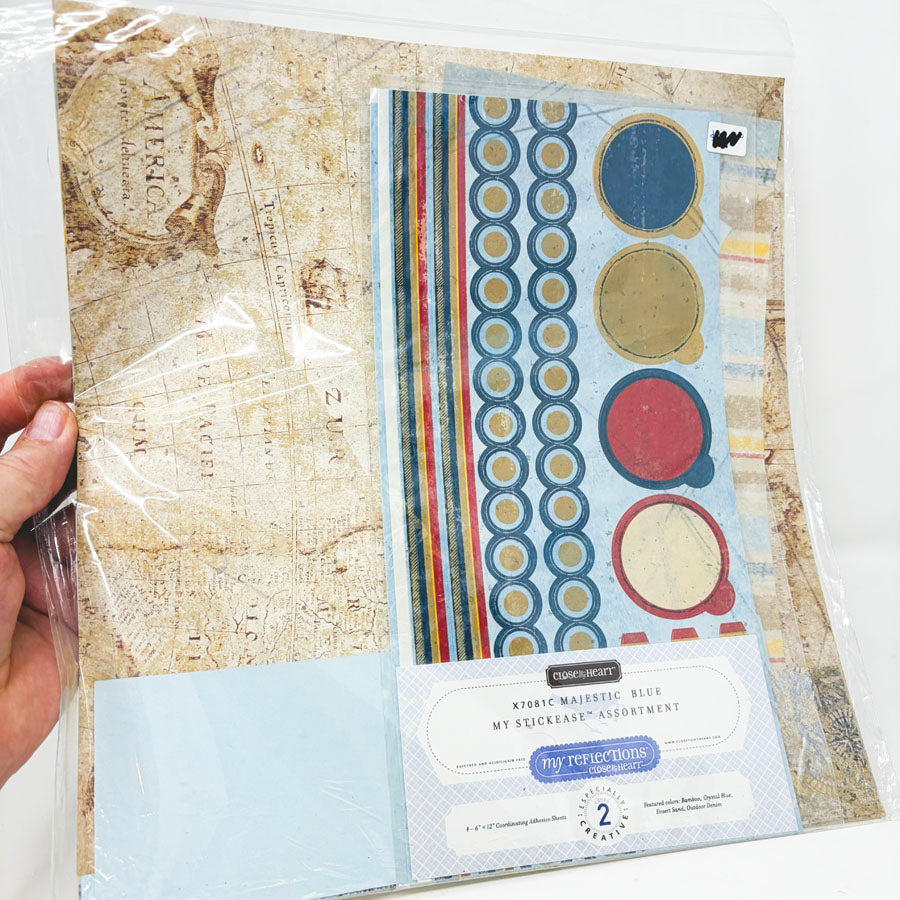 Majestic Blue Paper Pack by Close To My Heart