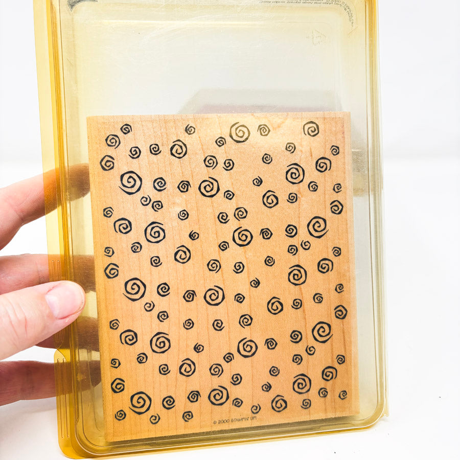Stampin' Up! Wood Background Rubber Stamps - Pick a Design