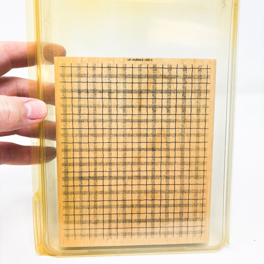 Stampin' Up! Wood Background Rubber Stamps - Pick a Design