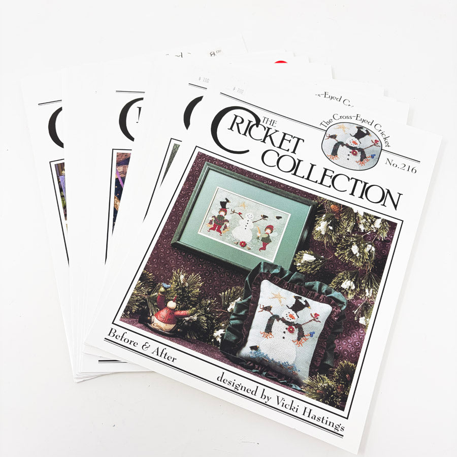 Designs 216-267 – The Cross-Eyed Cricket Cross Stitch Patterns