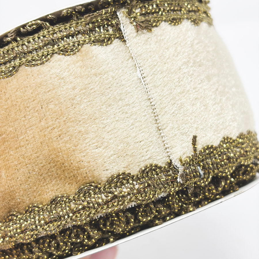 Martha Stewart 2.5" Golden Luster Holiday Ribbon
