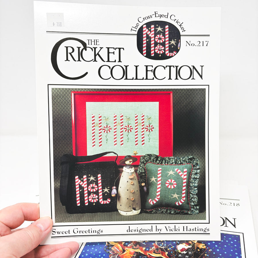 Designs 216-267 – The Cross-Eyed Cricket Cross Stitch Patterns