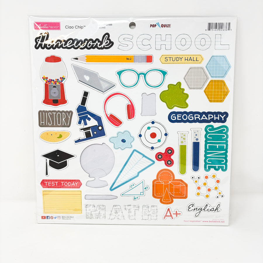 Ciao Chip Embellishments by Bella Blvd.