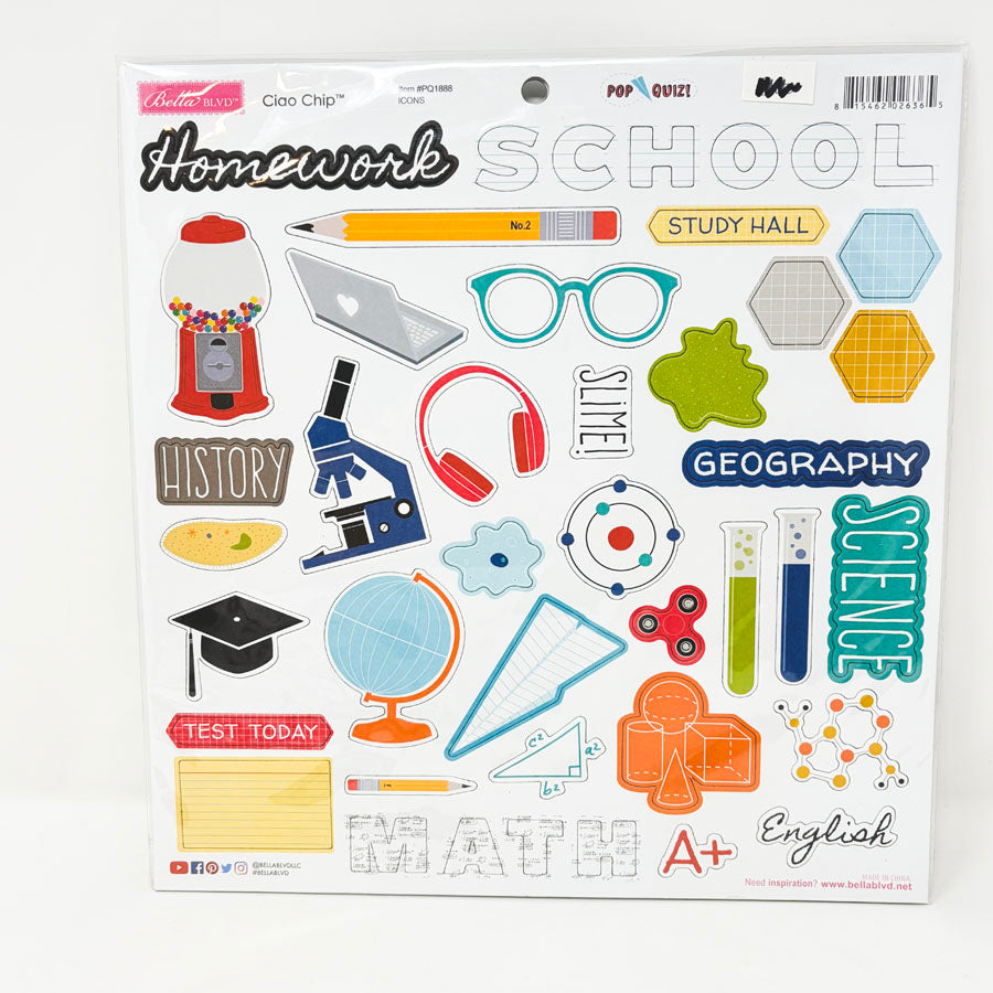 Ciao Chip Embellishments by Bella Blvd.