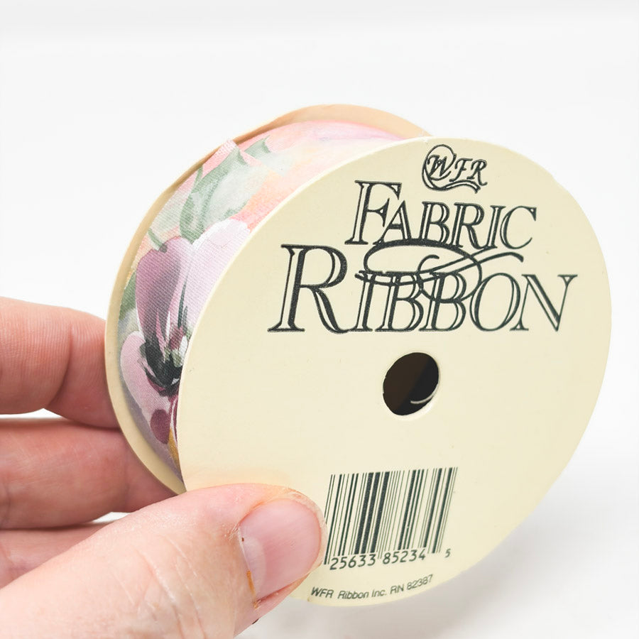Pastel Floral WFR Fabric Ribbon