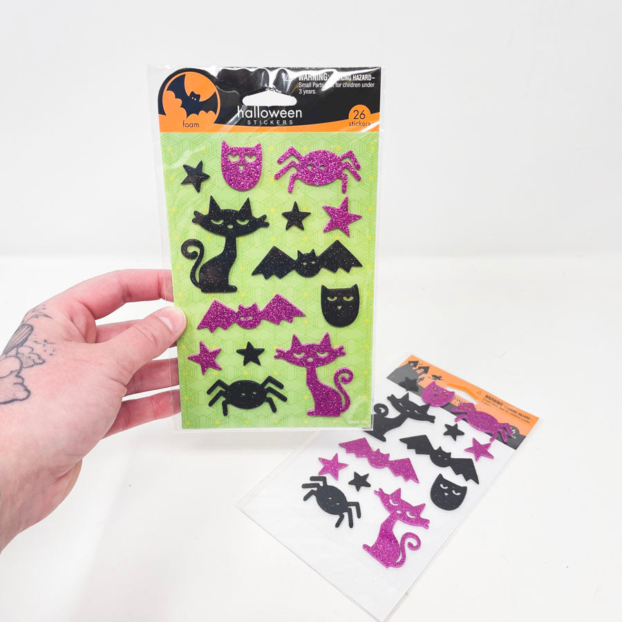 Glitter Foam Halloween Stickers (2)