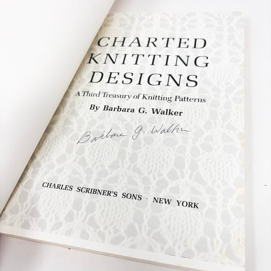 Charted Knitting Designs – A Third Treasury of Knitting Patterns by Barbara G. Walker - 1972