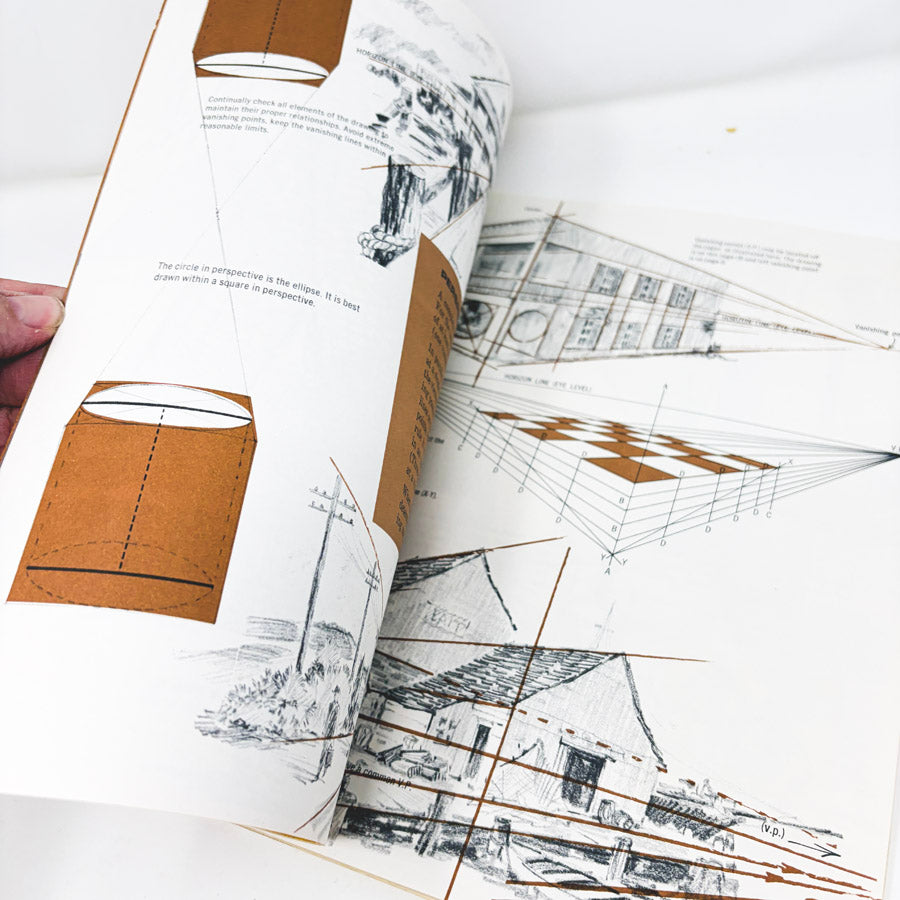 Vintage Walter Foster The Art of Drawing Book