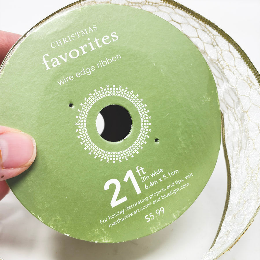 Martha Stewart 2.5" Christmas Favorites Holiday Ribbon