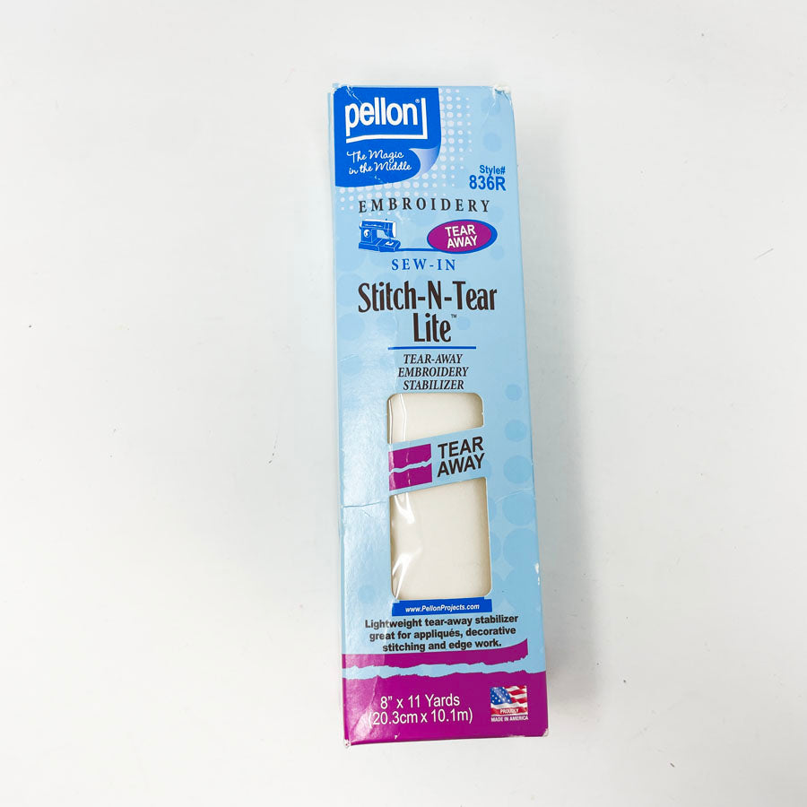 Pellon Embroidery Stitch and Tear Lite