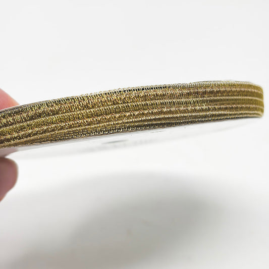 Thin Gold Polyester Ribbon Spool