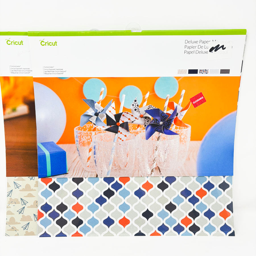 12" x 12" Cricut Deluxe Paper Packs - Pick a Design