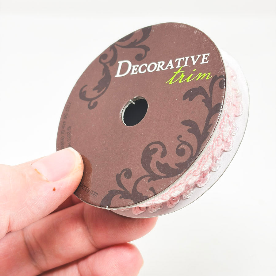 7/19" Pink Iridescent Trim