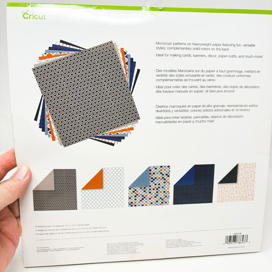 12" x 12" Cricut Deluxe Paper Packs - Pick a Design