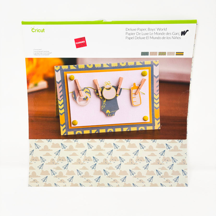 12" x 12" Cricut Deluxe Paper Packs - Pick a Design