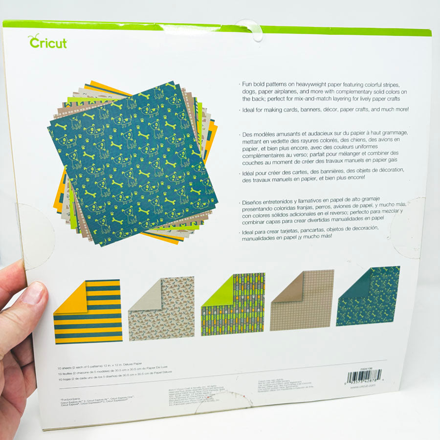 12" x 12" Cricut Deluxe Paper Packs - Pick a Design