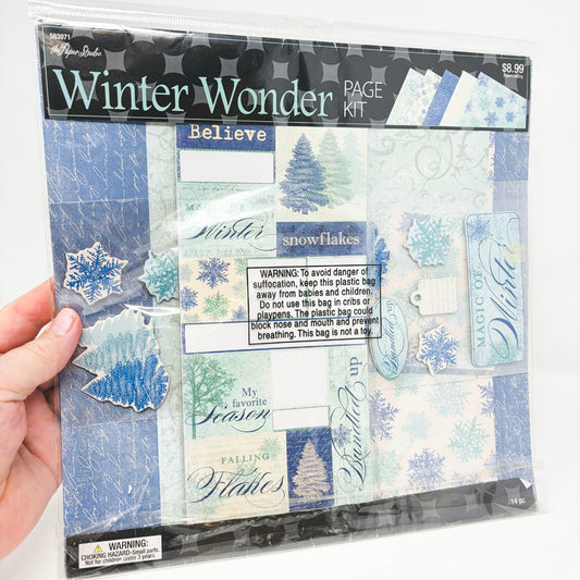 12" x 12" Winter Wonder Paper Packs by The Paper Studio